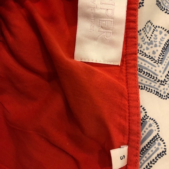 Orange embroidered romper - Picture 2 of 4